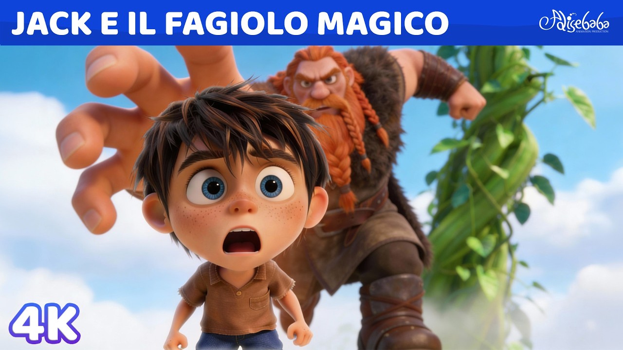 Jack e il Fagiolo Magico 🌱 | 3D 4K | Storie Per Bambini Cartoni Animati
