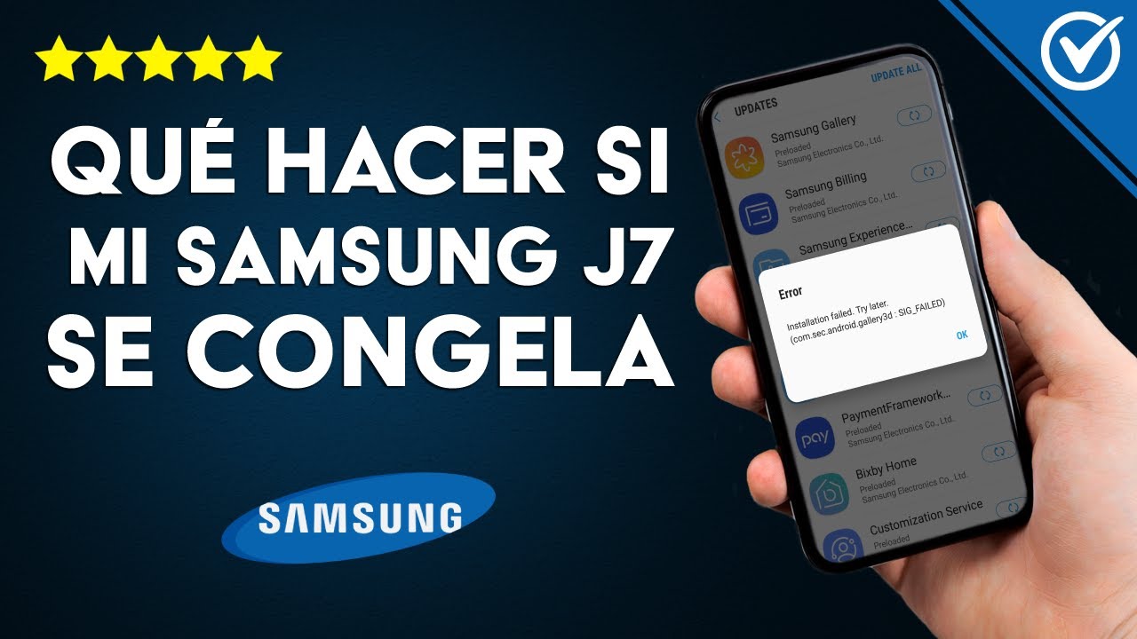 Mi Samsung Galaxy J7 Prime se Quedó Pegado y NO se Puede Apagar - YouTube
