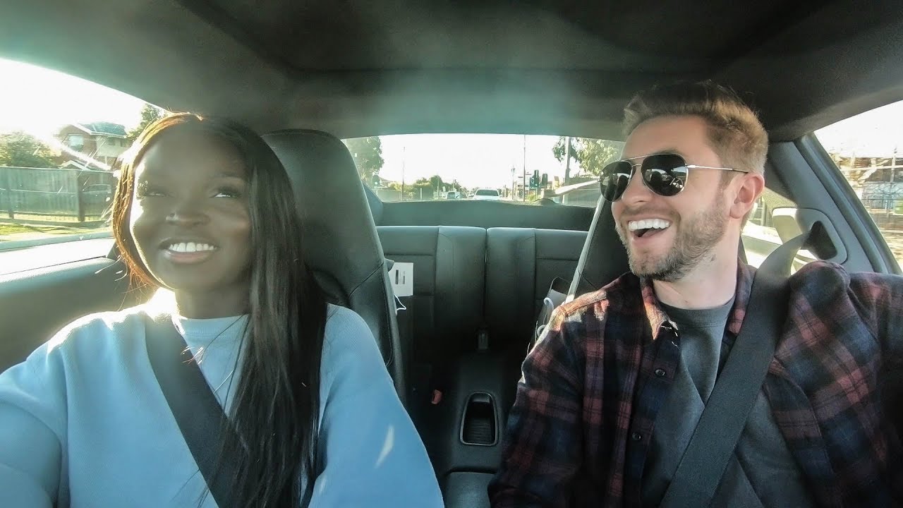 pregnancy wheel FIRST TIME DRIVING HUBBY'S PORSCHE! 😳