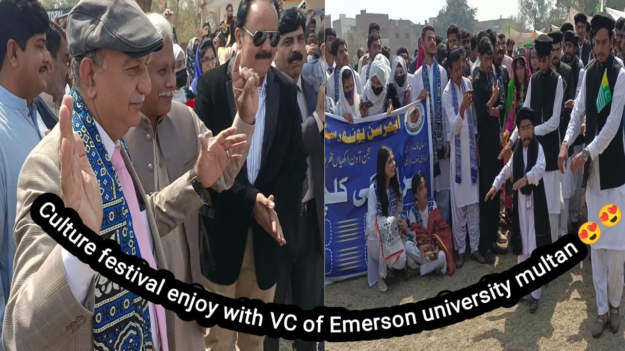 culture festival in Emerson university multan 😍