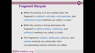 Complete Android Programming with KitKat 4.4  : Fragment Overview