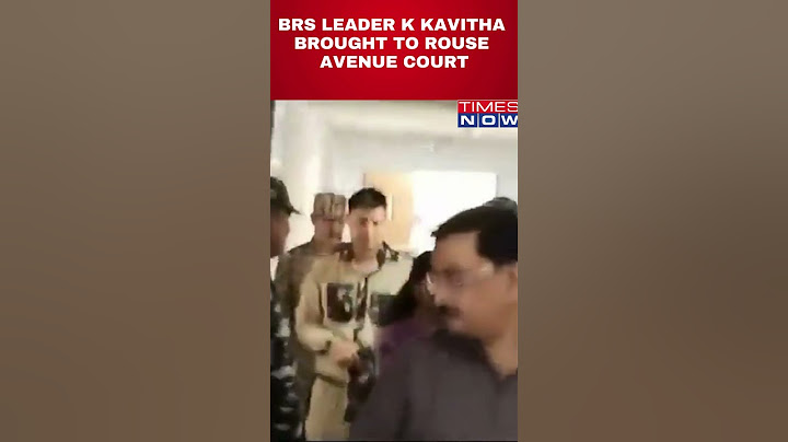 Watch: BRS Leader K Kavitha Appears in Rouse Avenue Court, Delhi |Exit Poll 2024 #shorts