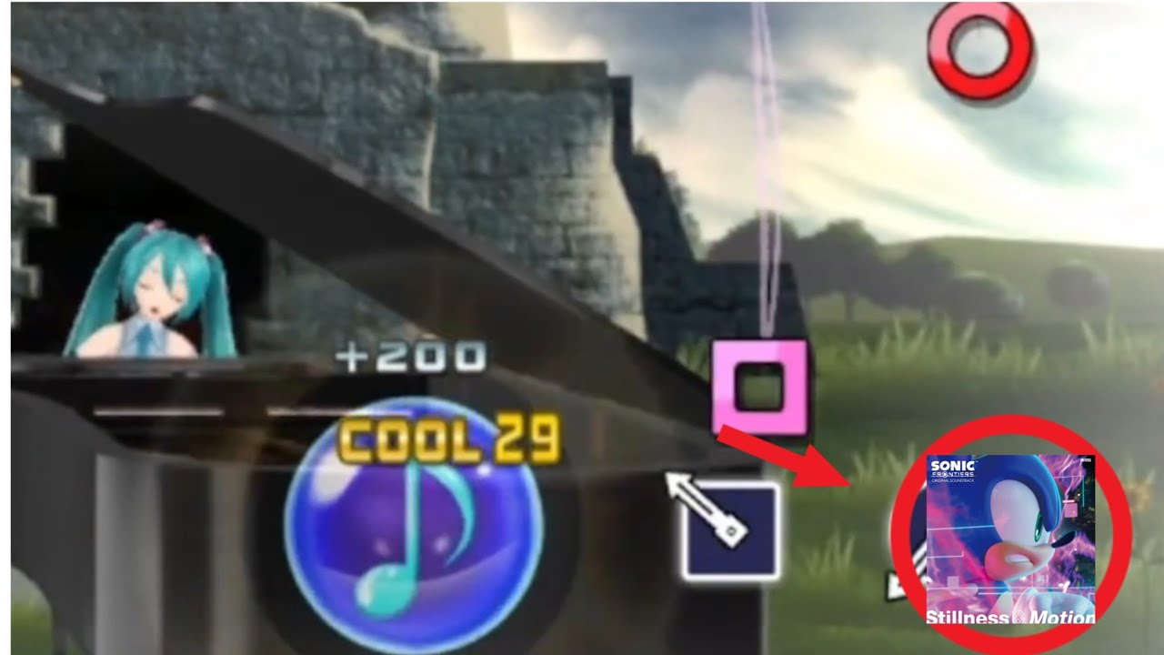 I'm Here charted in Project Diva!