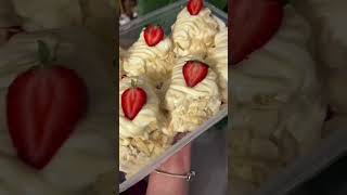 Çilekli Porsiyonluk Üçgen Pasta