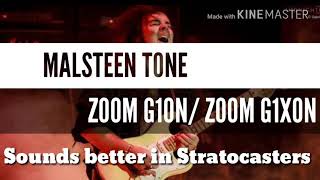 Zoom G1ON  MALMSTEEN TONE