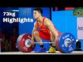73kg highlights iwf world cup 2024  lux weightlifting 