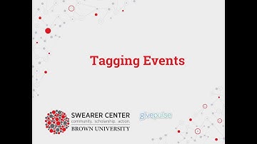 How to Tag Events on BrownEngage