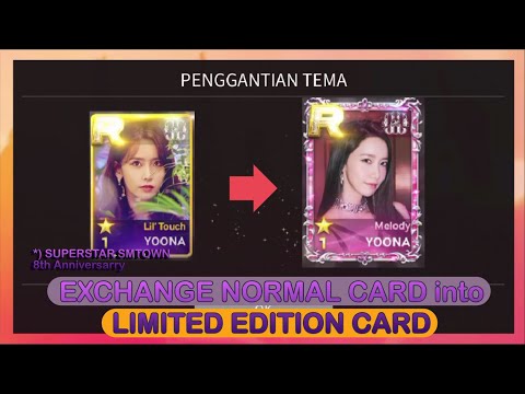 Exchange normal cards into limited edition cards?? (The 8th Anniversary Superstar SMTOWN)