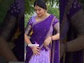 Purple Lehenga Choli with Zari Weaving Border By Swaya World#halfsaree