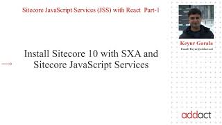 Sitecore Java script services (JSS) with React-Part 1
