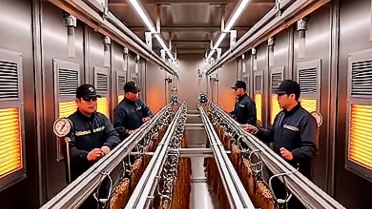 World’s😱🇱🇷👽 Biggest Snake Skin Factory How Giant Pythons Become High End Fashion!