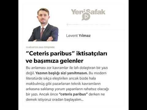 Video: Ceteris paribus hangi dildir?