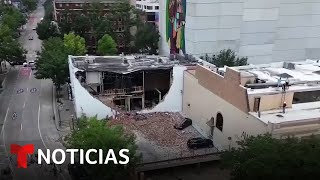 La destrucción dejada por el temporal en Houston es apabullante | Noticias Telemundo