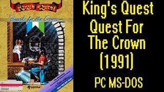 King's Quest I SCI (1990) - SCI Full Walkthrough - Dos Gameplay Video - PC MS-DOS