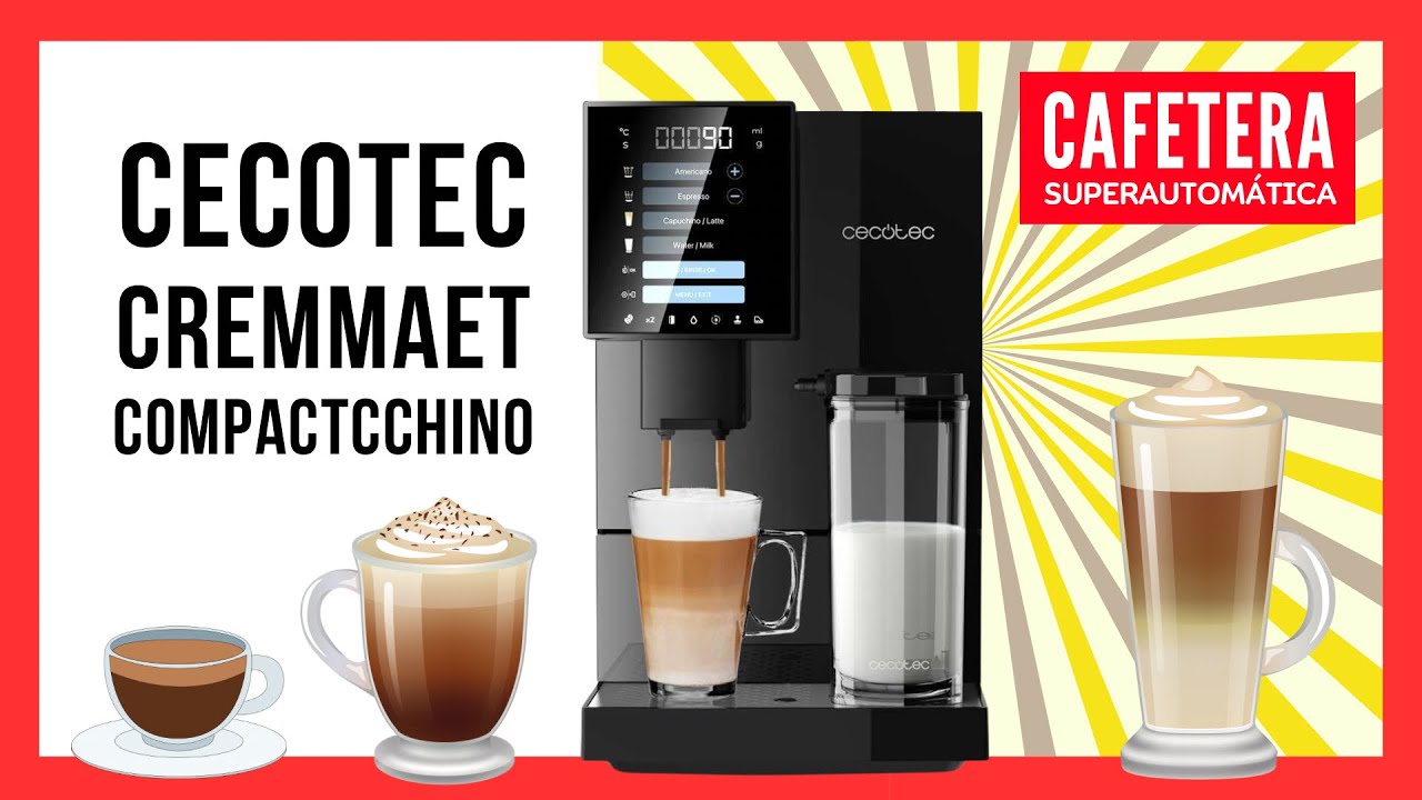 Cafetera Superautomátic Cecotec Cremmaet Compact - CLUB JANO