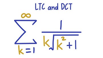 Limit comparison test vs direct comparison test, calculus 2 tuturial