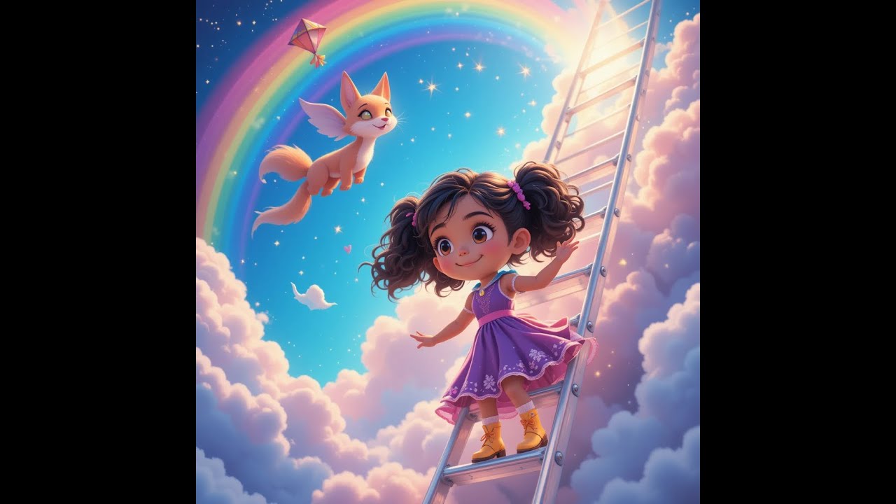 Mia’s Magic | 1-Minute Cloud Adventure for Kids 🌈✨