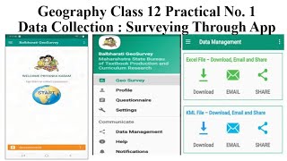 Practical 1 Data Collection Surveying Through App Video No.1 screenshot 5