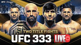 UFC 333 Pre-Show LIVE | Volkanovski vs Evloev | Yan vs Dvalishvili | Picks for every fight 🚨