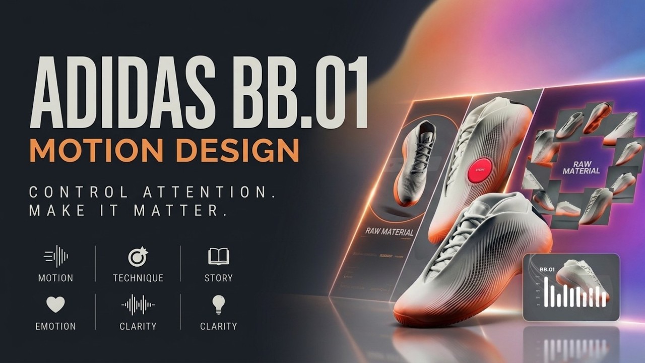 Adidas BB.01 | Motion Design Showreel | Geetika