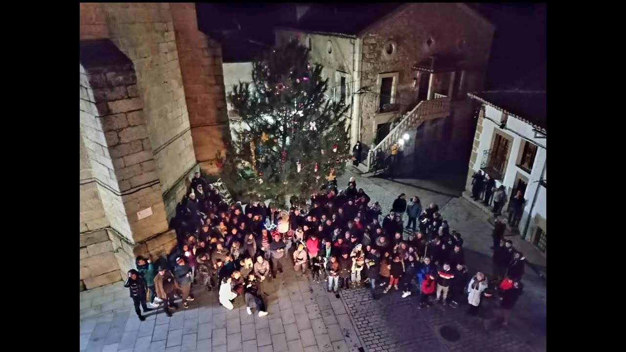 YA ES NAVIDAD EN BOHOYO   8   DICIEMBRE   2023 COLOCACIÍÓN DEL ÁRBOL DE NAVIDAD EN LA PLAZA
