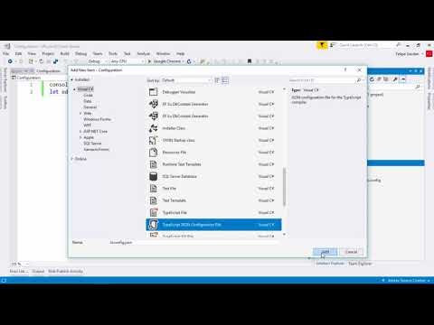 Video: ¿Cómo agrego TypeScript en Visual Studio 2017?