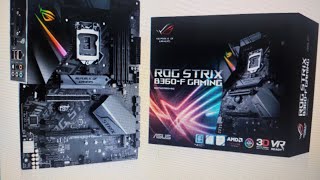 Mainboard Asus Rog strix B360-F Gaming.
