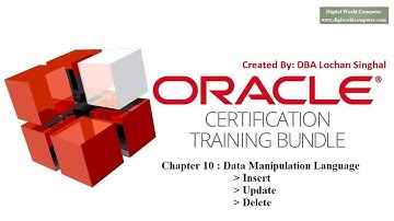 Chapter 10   Data Manipulation Language DML