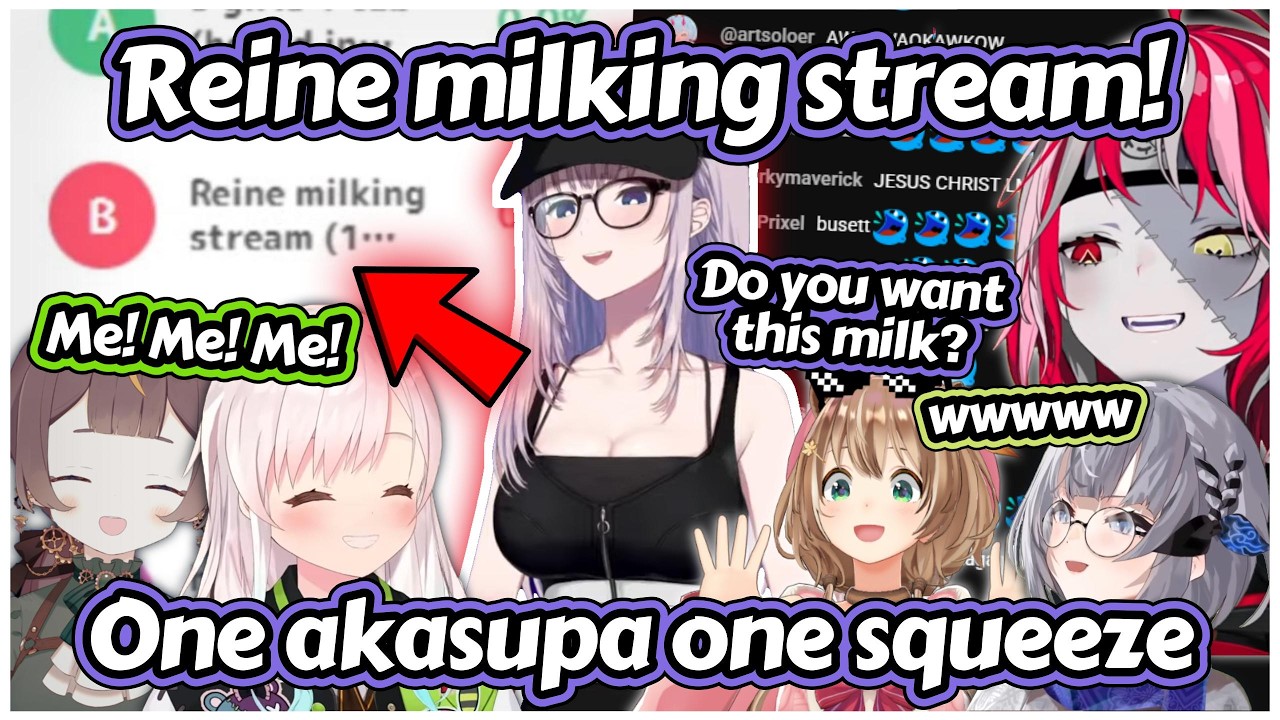 Reine Milking Stream Answer Broke Everyone [Hololive ID]
