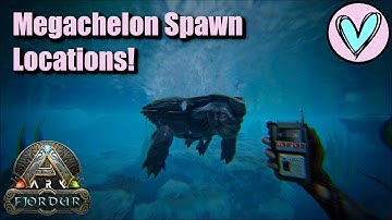 Megachelon Spawn Locations! || Ark Fjordur!