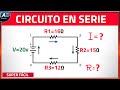 CIRCUITOS ELÉCTRICOS EN SERIE - Cómo Calcular la Intensidad y Resistencia (Super fácil)