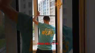 Москитная сетка Москва. Как снимать. #антикошка #дизайнинтерьера #москитныесетки #купитьвмоскве
