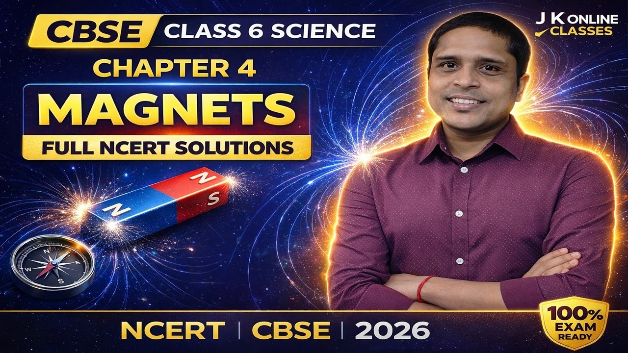 Exploring Magnets Question Answers #class6 #science NCERT CBSE #jkonlineclasses 2025