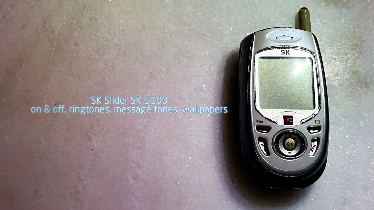 SK Slider SK-5100 on & off, ringtones, message tones, wallpapers