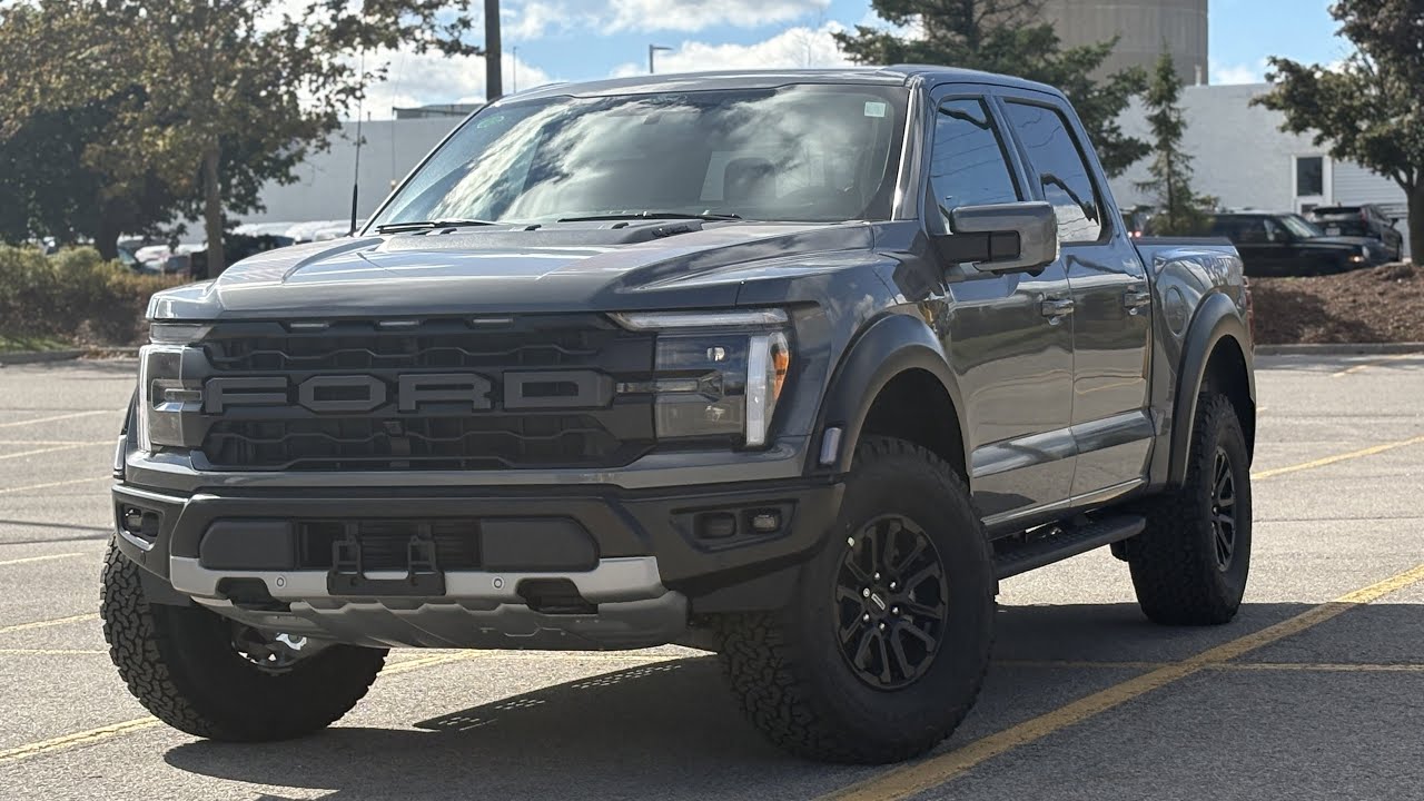 New 2025 Ford F-150 Raptor in Carbonized Grey Metallic | Barrie Ford ...