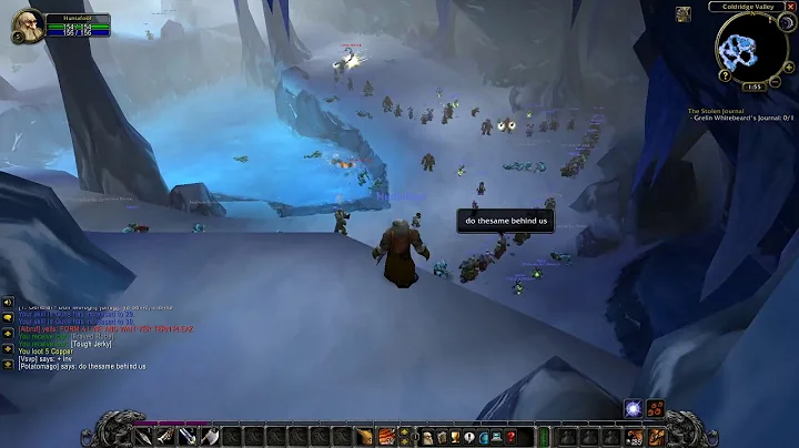 People waiting in line to kill a quest mob ! Classic Wow Launch! Finally!