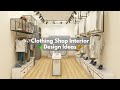 Clothing shop interior design ideas