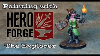 Painting with Heroforge 19 - The Explorer - Exploring Black Primer