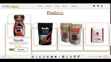 How to Create a full Website Using HTML and CSS | part2  Products page