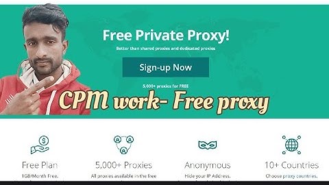 CPM work karne 💸ke liye Free me proxy 😱😱💸💸