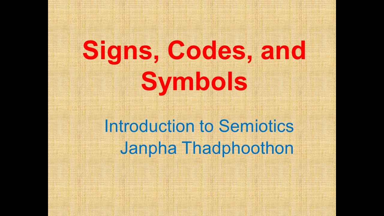 Sign, Code, and Symbolic Power_Lecture by Janpha Thadphoothon
