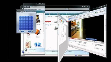 3D Window Manager Framework for the DWM of Microsoft Windows Vista (Rotating Window Manager)
