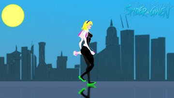 AFTER EFFECTS WALK CYCLE PUPPET PIN TOOL SPIDER GWEN.