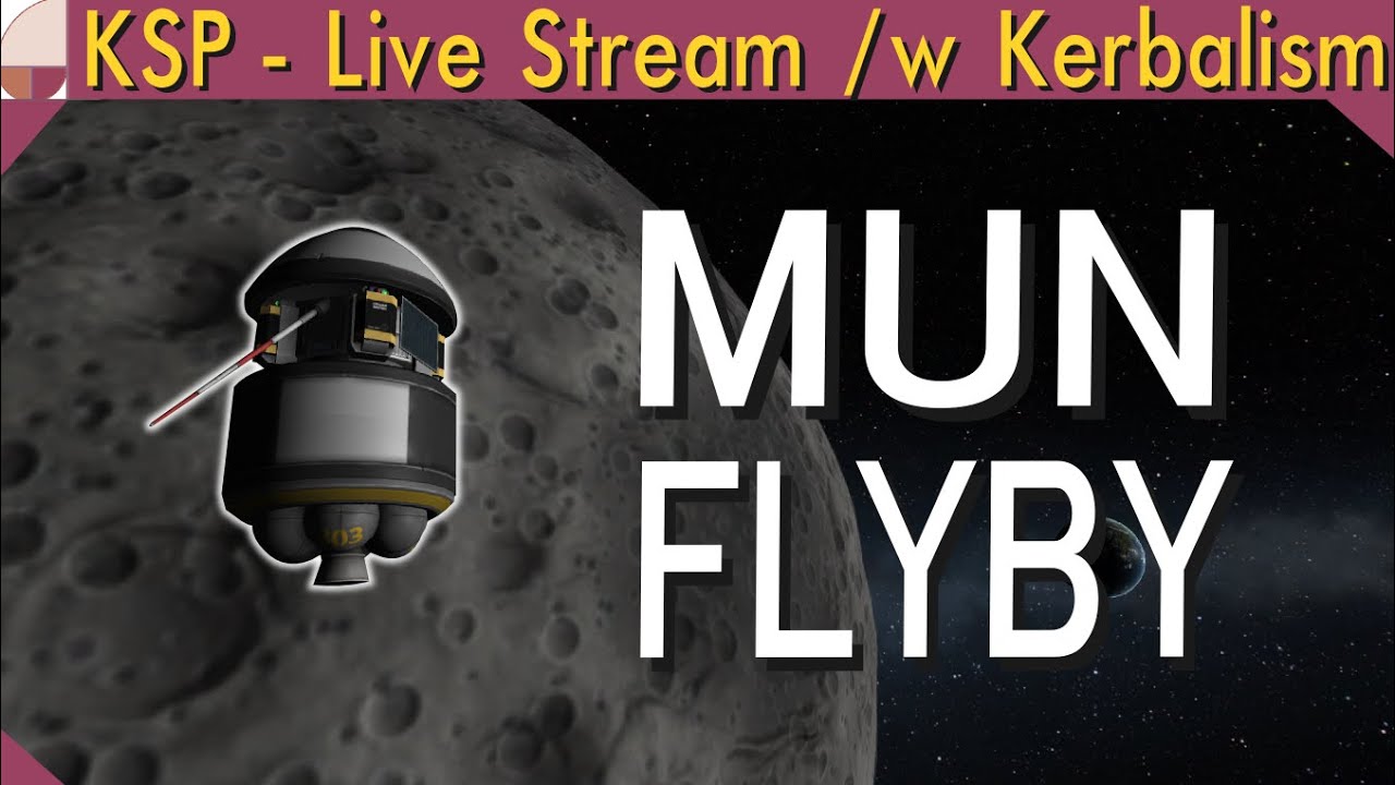 Mun Probes Part 1 KSP Live Stream (1.11) YouTube