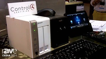 CEDIA 2014: QNap Showcases Media Network Storage and Player Integration with Control4
