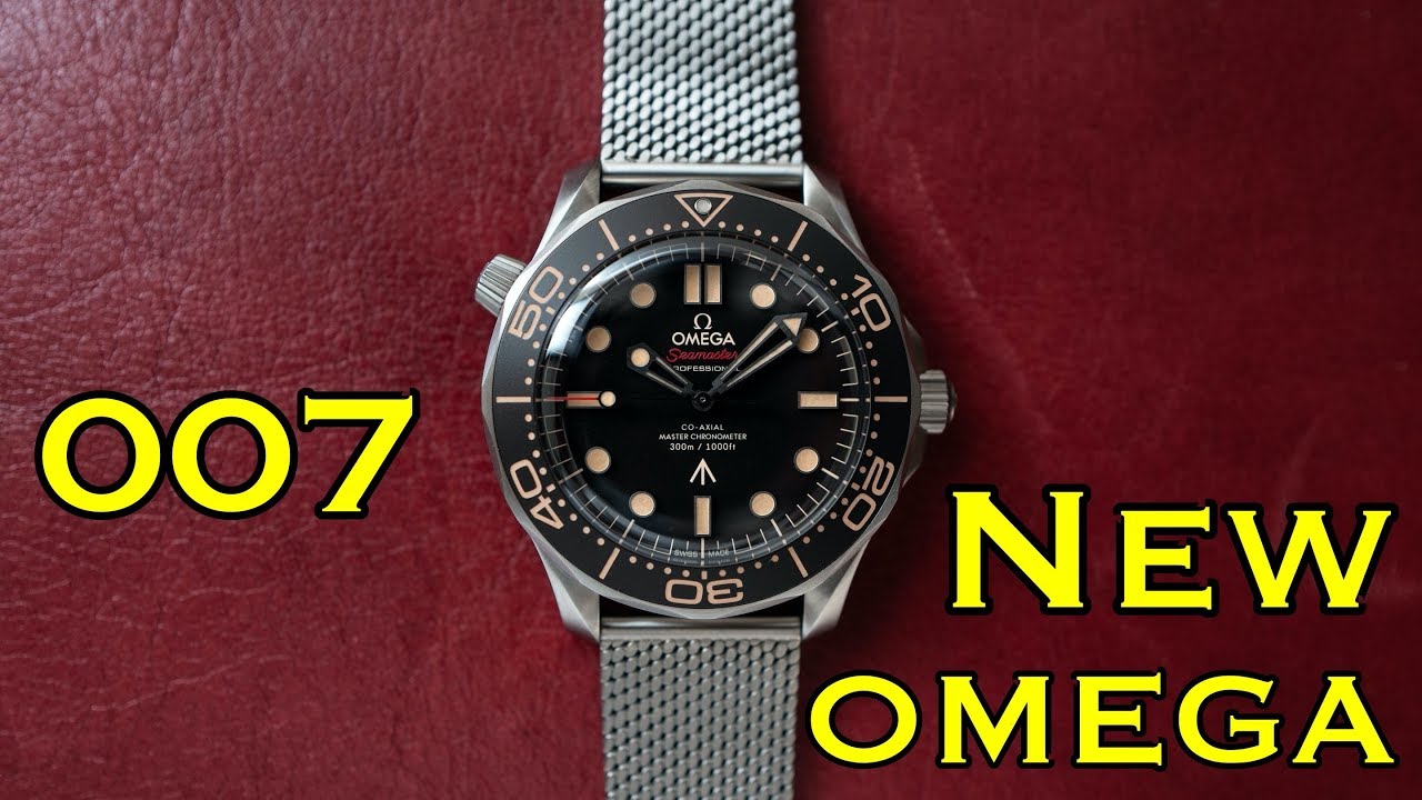 REACTION Omega Seamaster Diver 300M 007 BOND Edition | EDC GUNNER - YouTube