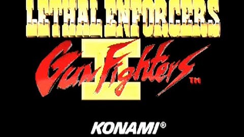 Lethal Enforcers II - Complete Arcade Longplay - Konami 1994