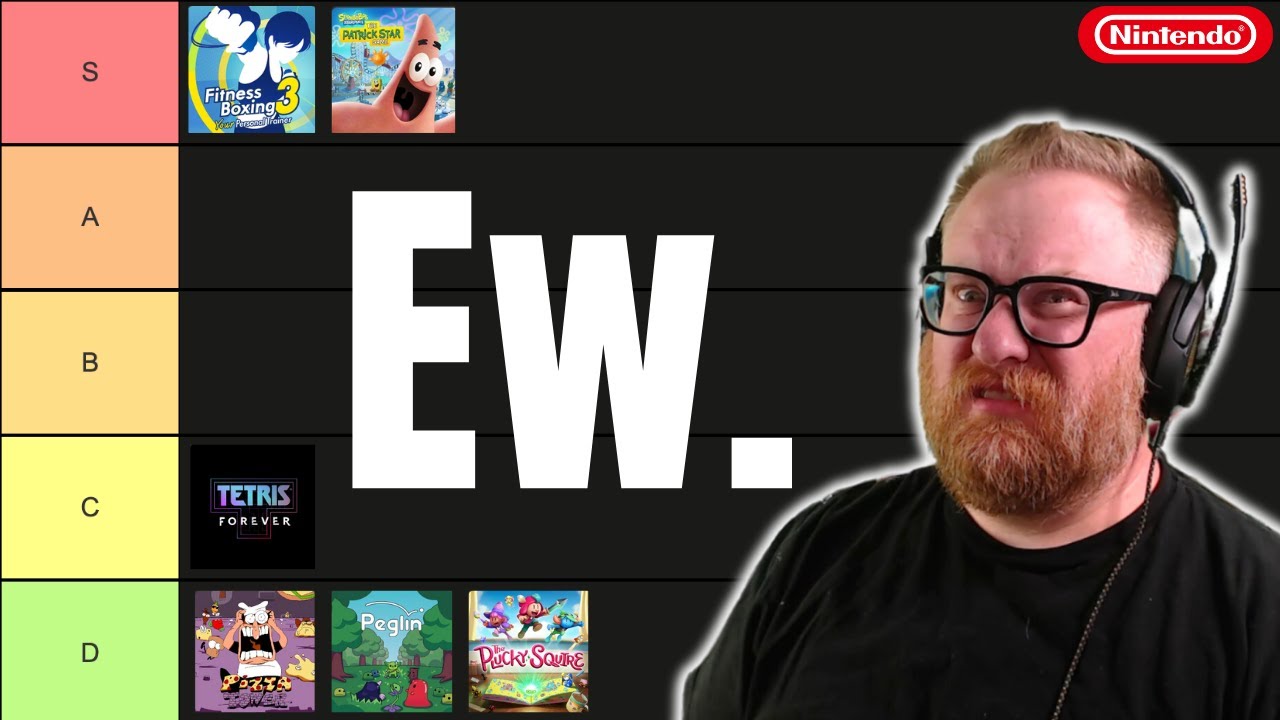 Ranking all the games from this Nintendo Direct.