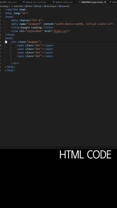 Create a Google Loader in using HTML & CSS || Badhon Roy Officials ...
