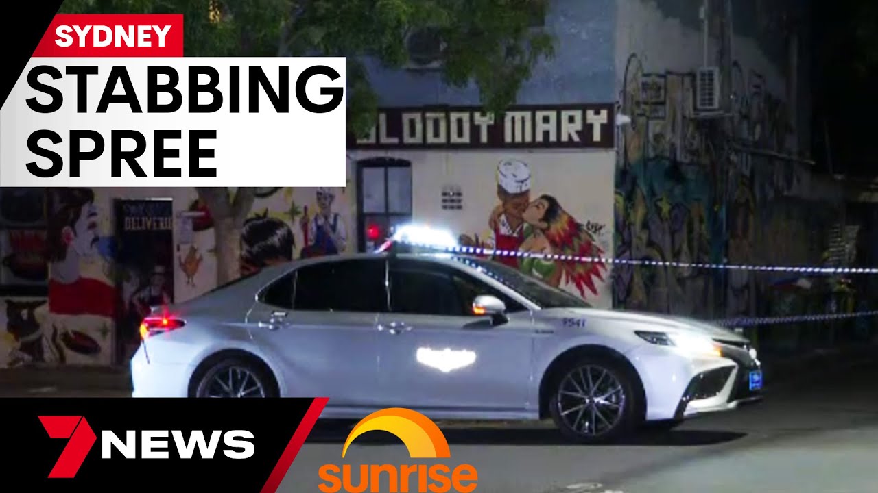 Manhunt underway following violent stabbing incidents in Sydney | 7 ...